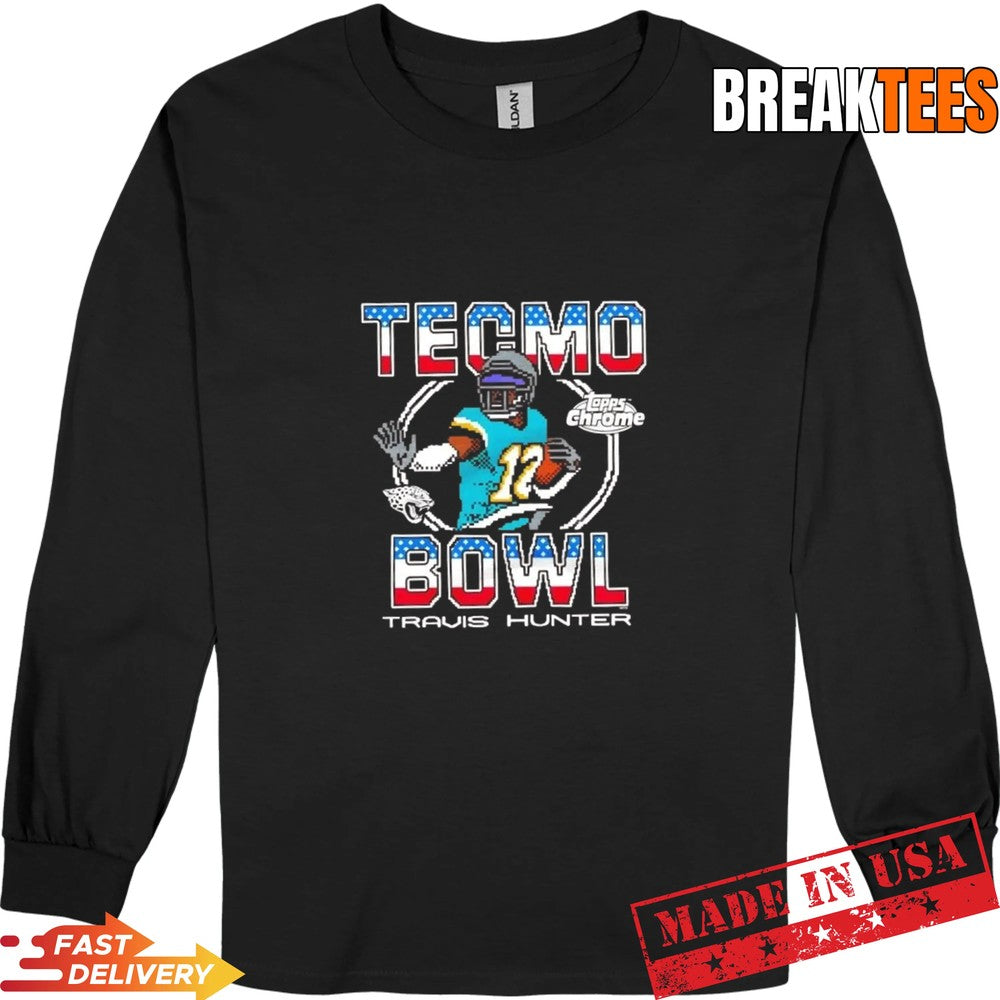 Topps Chrome x Tecmo Bowl Jacksonville Jaguars Travis Hunter T-Shirt