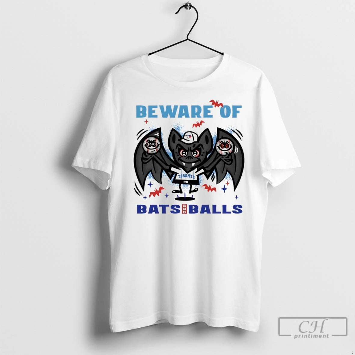 Toronto Blue Jays October Beware Of Bats And Balls T Shirts