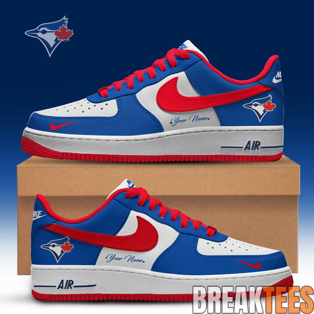 Toronto Blue Jays Special Edition Air Force 1 Low Custom For Fans