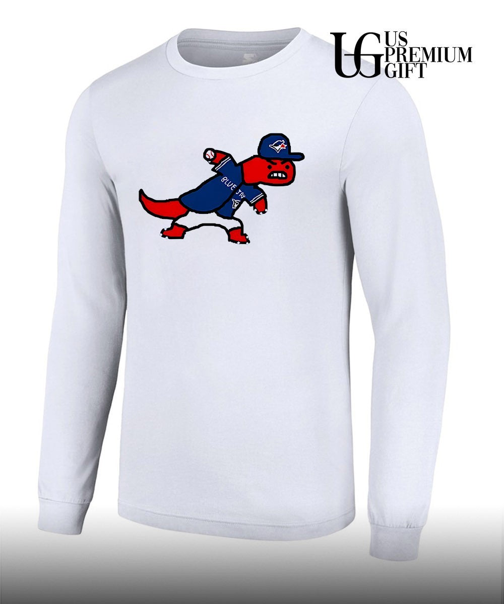 Toronto Raptors and Toronto Blue Jays mascot mashup shirt