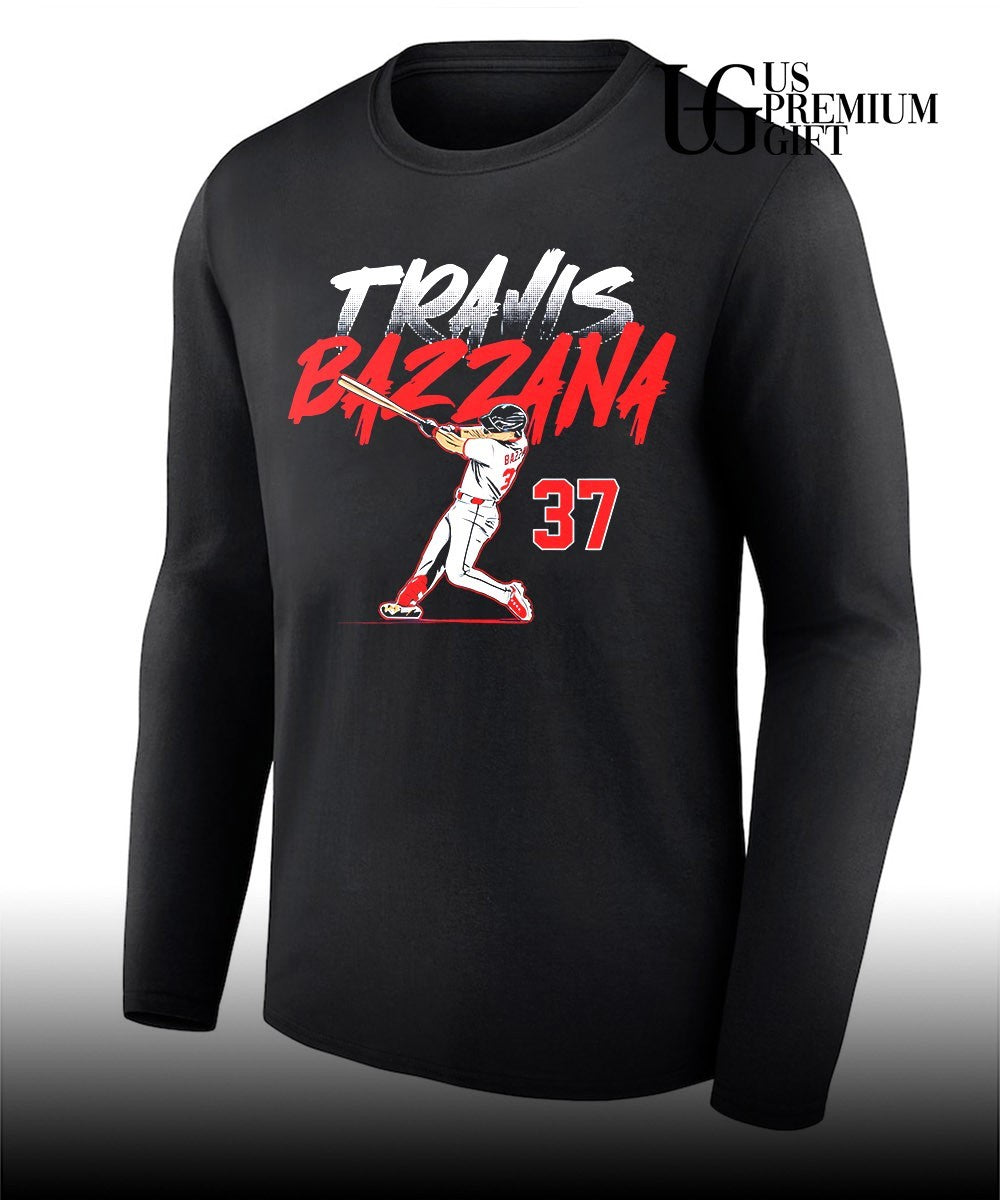 Travis Bazzana 37 player Cleveland Guardians baseball Slugger Swing shirt