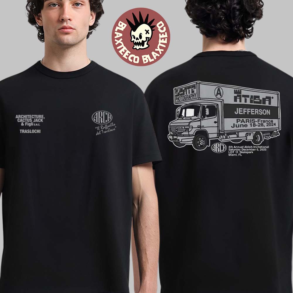 Travis Scott Cactus Jack X Virgil Abloh Arch Traslochi T-Shirt