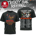 Treaty Oak Revival 2026 West Texas Degenerate Tour Two Sided Shirt