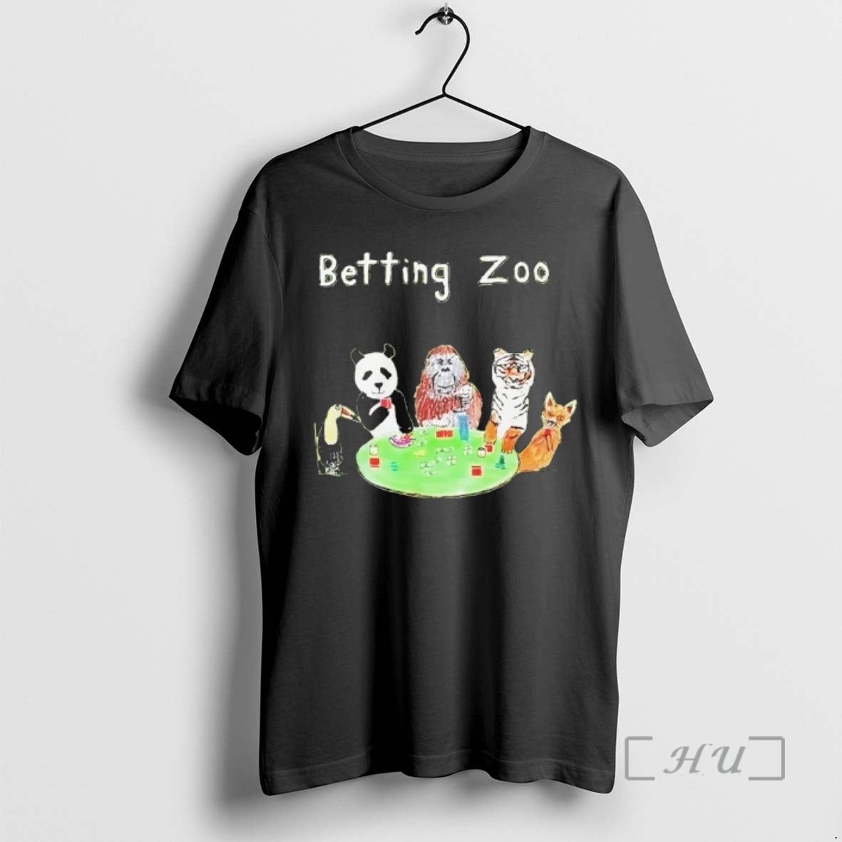Trending Dave Portnoy Wearing Panda Gorilla Tiger And Fox Betting Zoo Premium T Shirts Sweater