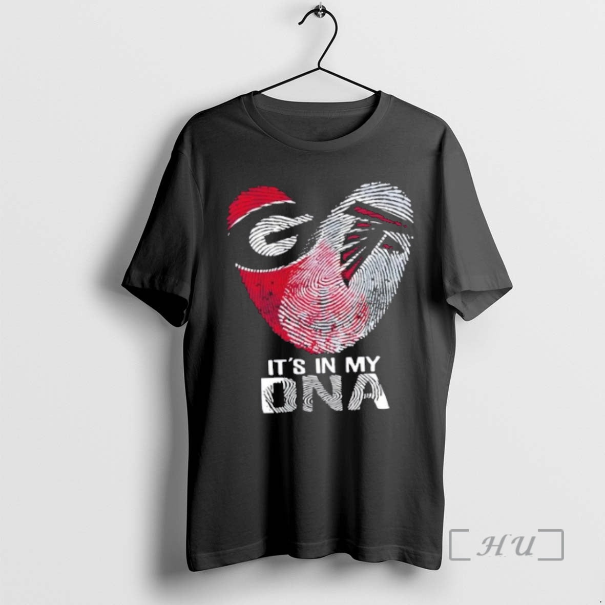 Trending Georgia City Sports Bulldogs X Atlanta Falcons Its In My Dna Fingerprint Heart Premium
