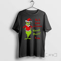 Trending Grinch Santa Hat Rock Paper Scissors Throat Punch I Win Christmas Premium T Shirts