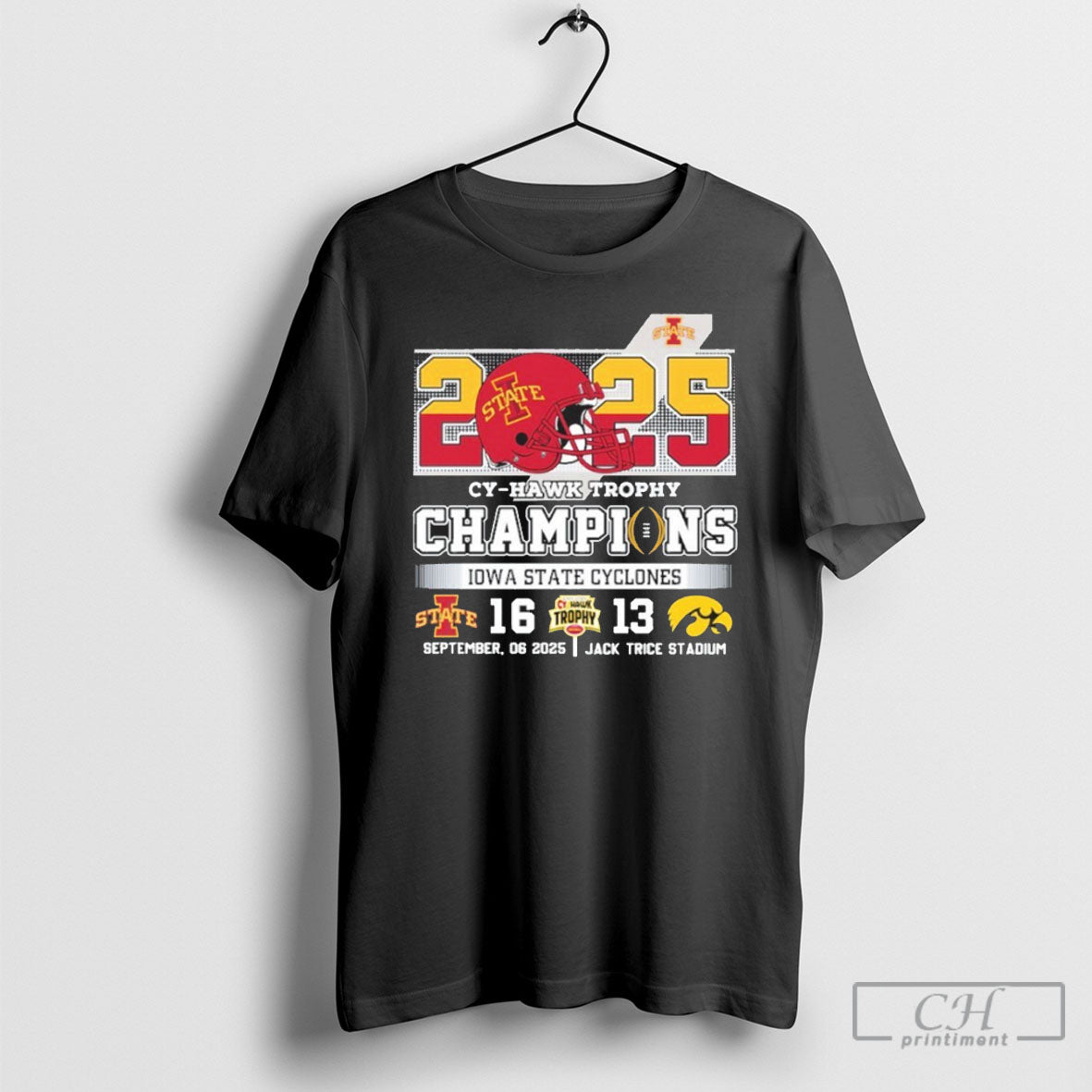 Trending Iowa State Cyclones 2025 Cy Hawk Trophy Champions 16 13 Iowa