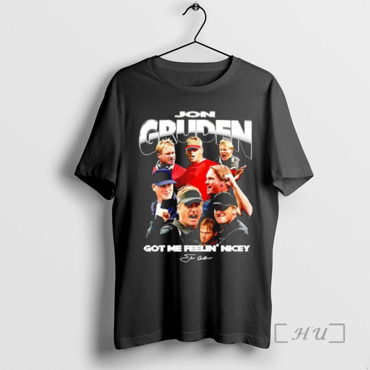Trending Jon Gruden And Coach Gruden Got Me Feelin Nicey Signature Premium T Shirts Sweater