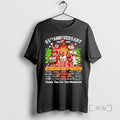 Trending Kansas City Chiefs 65th Anniversary 1960 To 2025 Signatures Christmas Trees And Snowflakes Premium