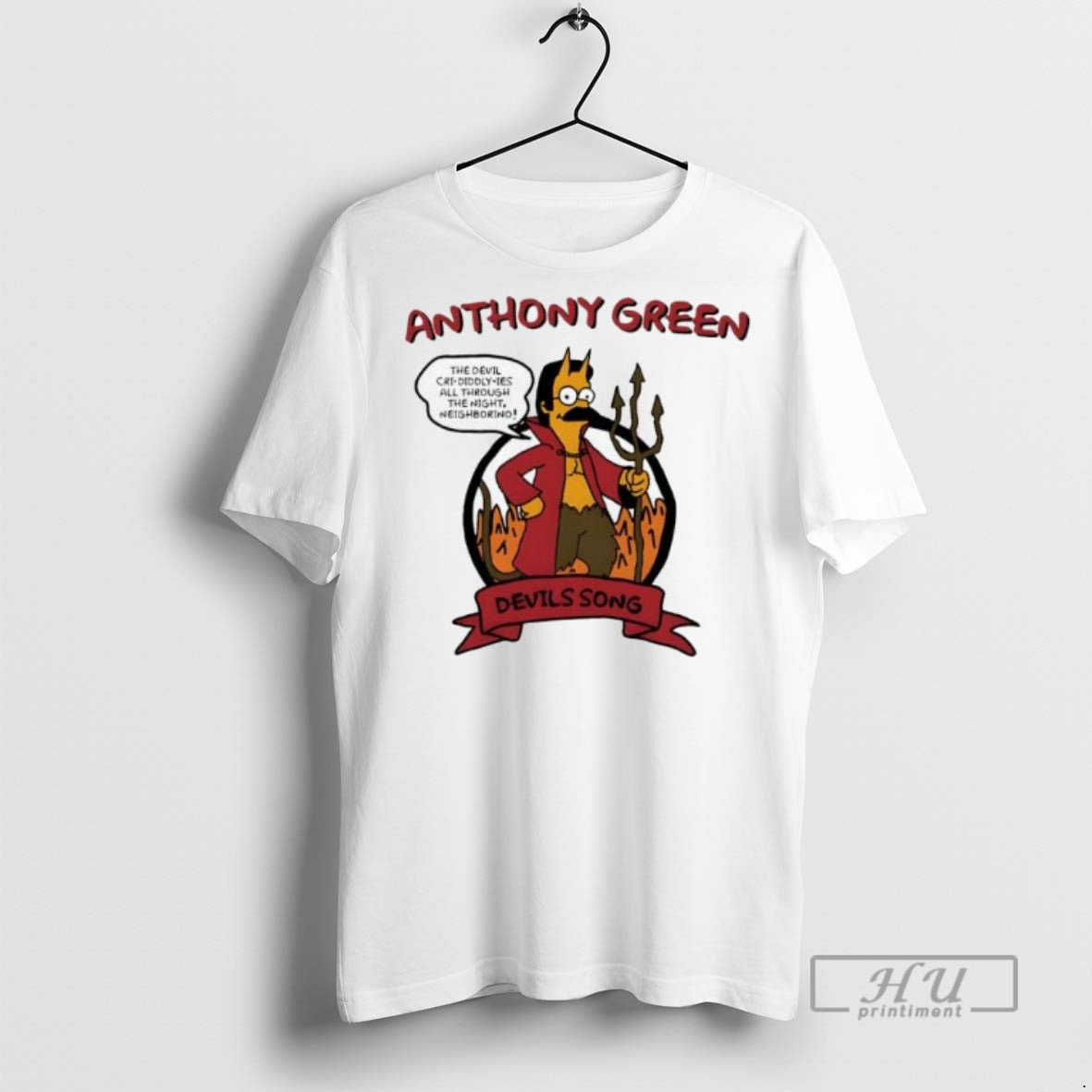 Trending Officials Anthony Green Devils Song The Devil Cri Diddly Ies T Shirt