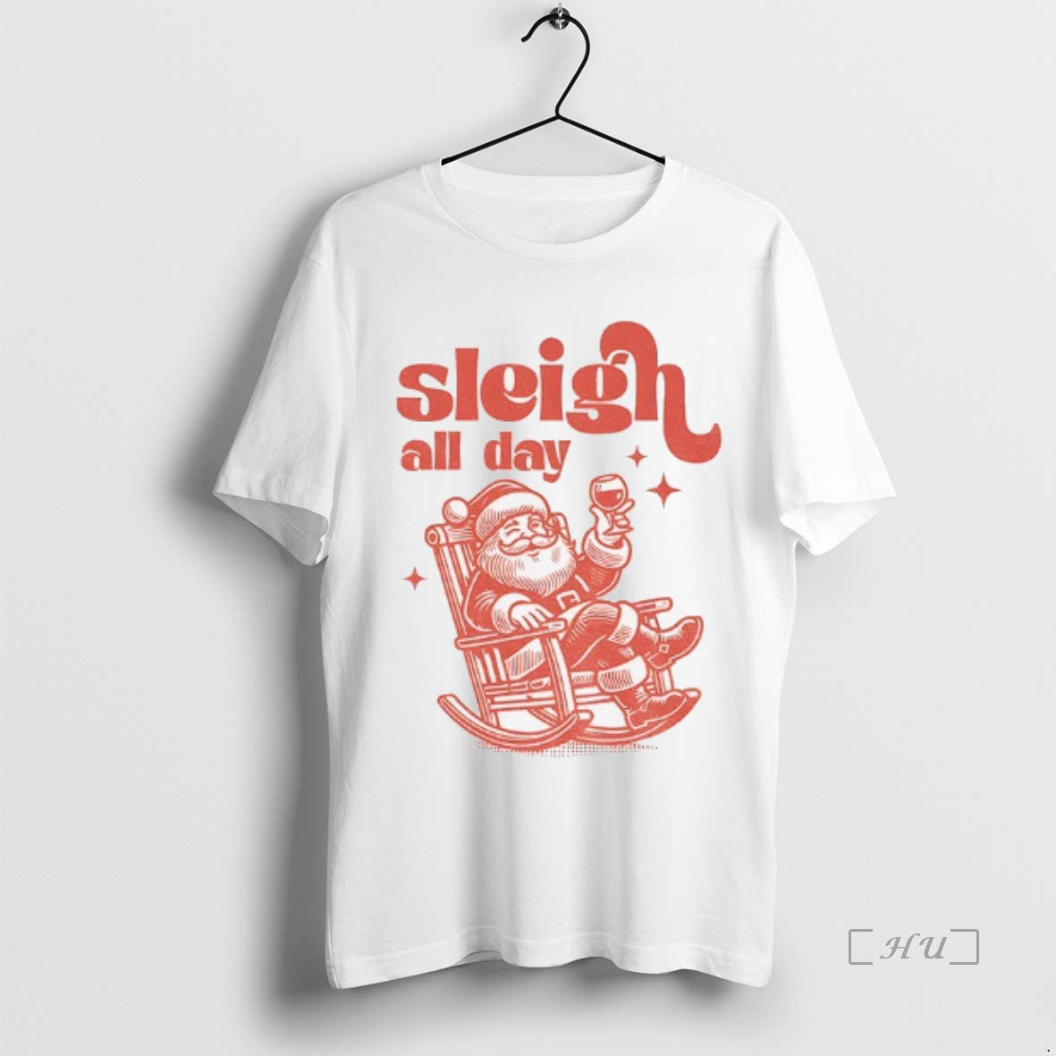 Trending Santa Claus Sleigh All Day Alcohol Merry Xmas