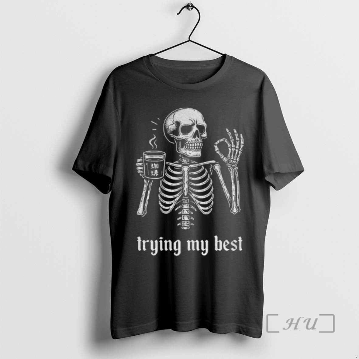 Trending Skeleton Okey Trying His Best Meme