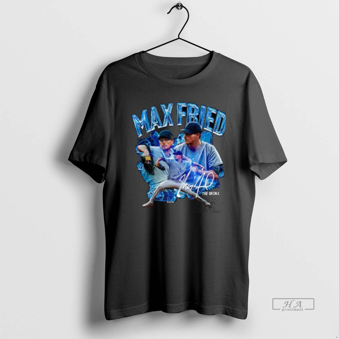 Trendy Max Fried New York Yankees Baseball Eloso Signature Lighting Graphic