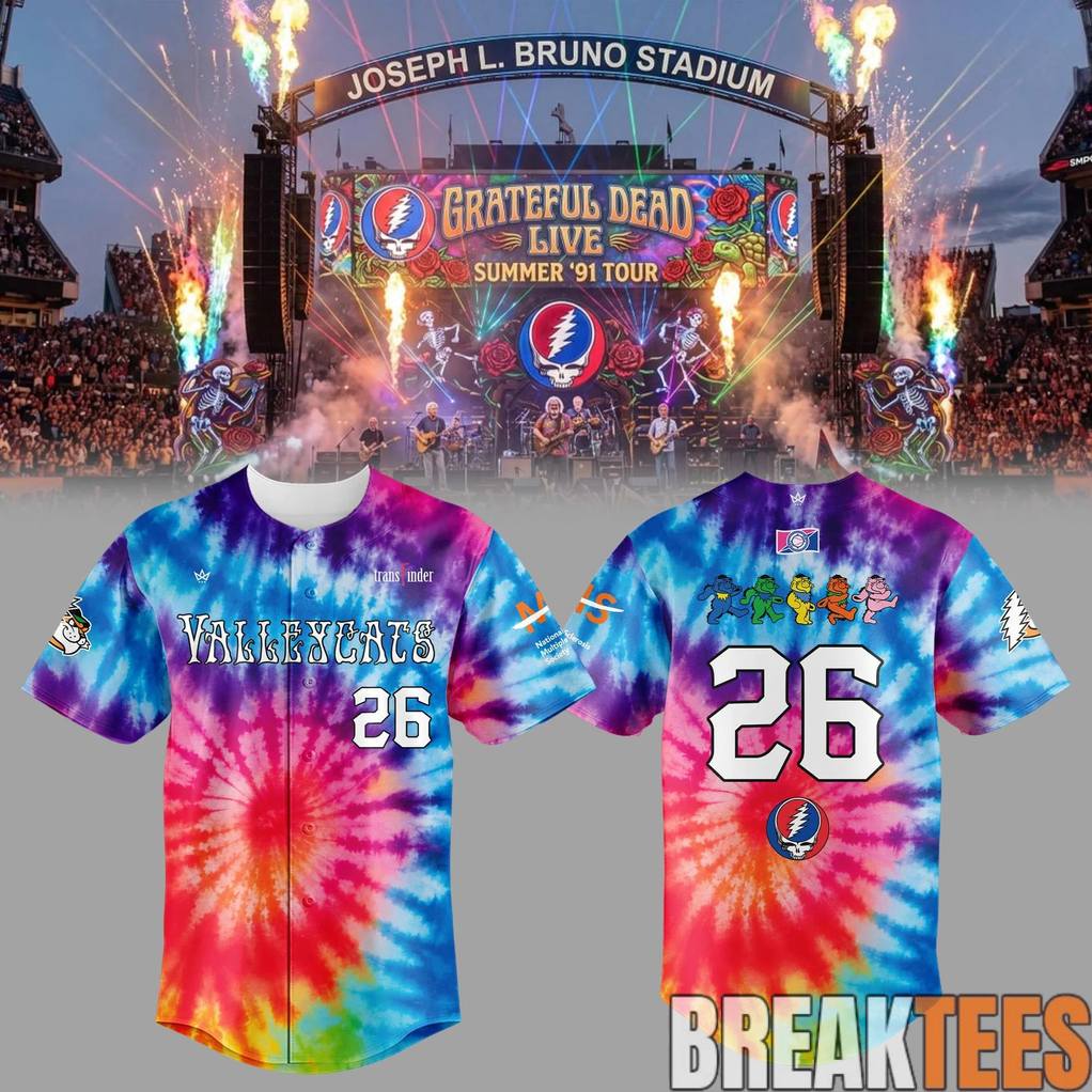 Tri City ValleyCats x Grateful Dead 2026 Baseball Jersey