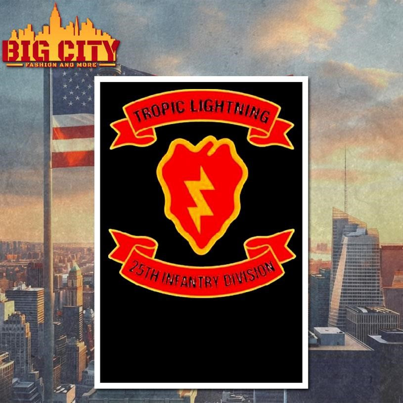 Tropic Lightning 25th Infantry Division Shirt