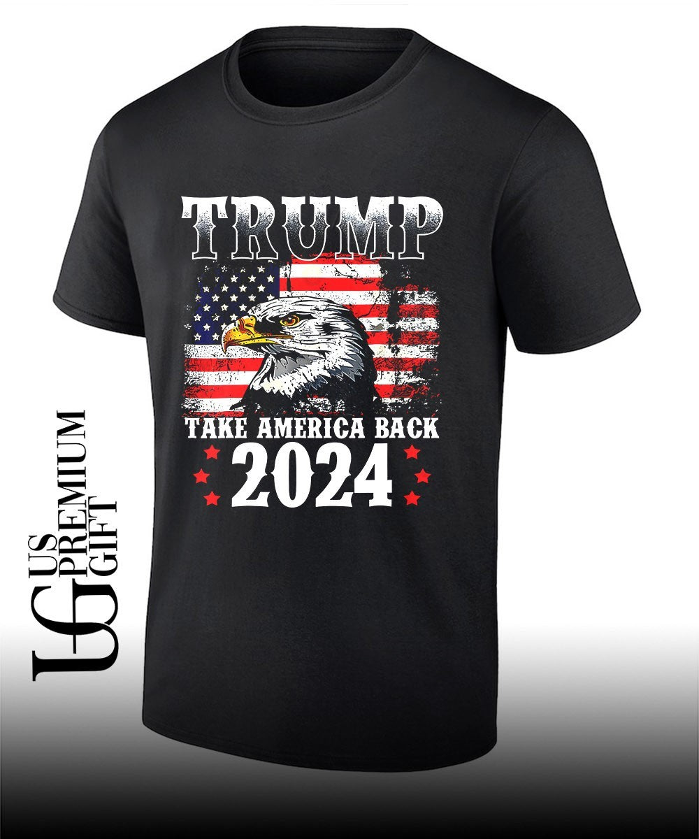 Trump 2024 Take America Back American Flag Trump shirt