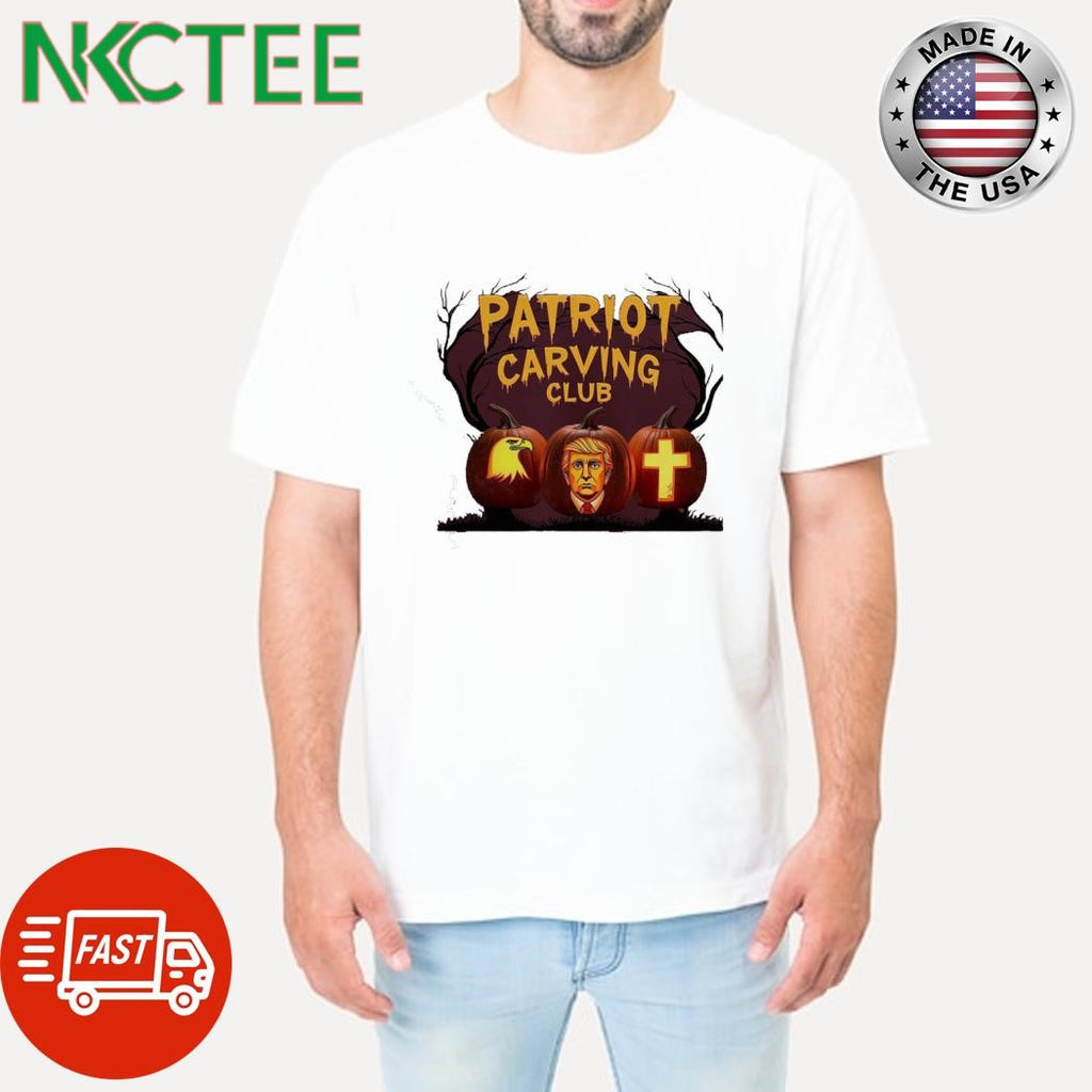 Trump Halloween Pumpkin Patriots Carving Club shirt