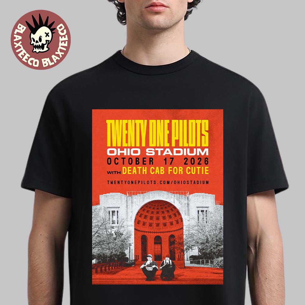 Twenty One Pilots Hometown Show 2026 In Ohio Stadium On October 17 2026 T-Shirt