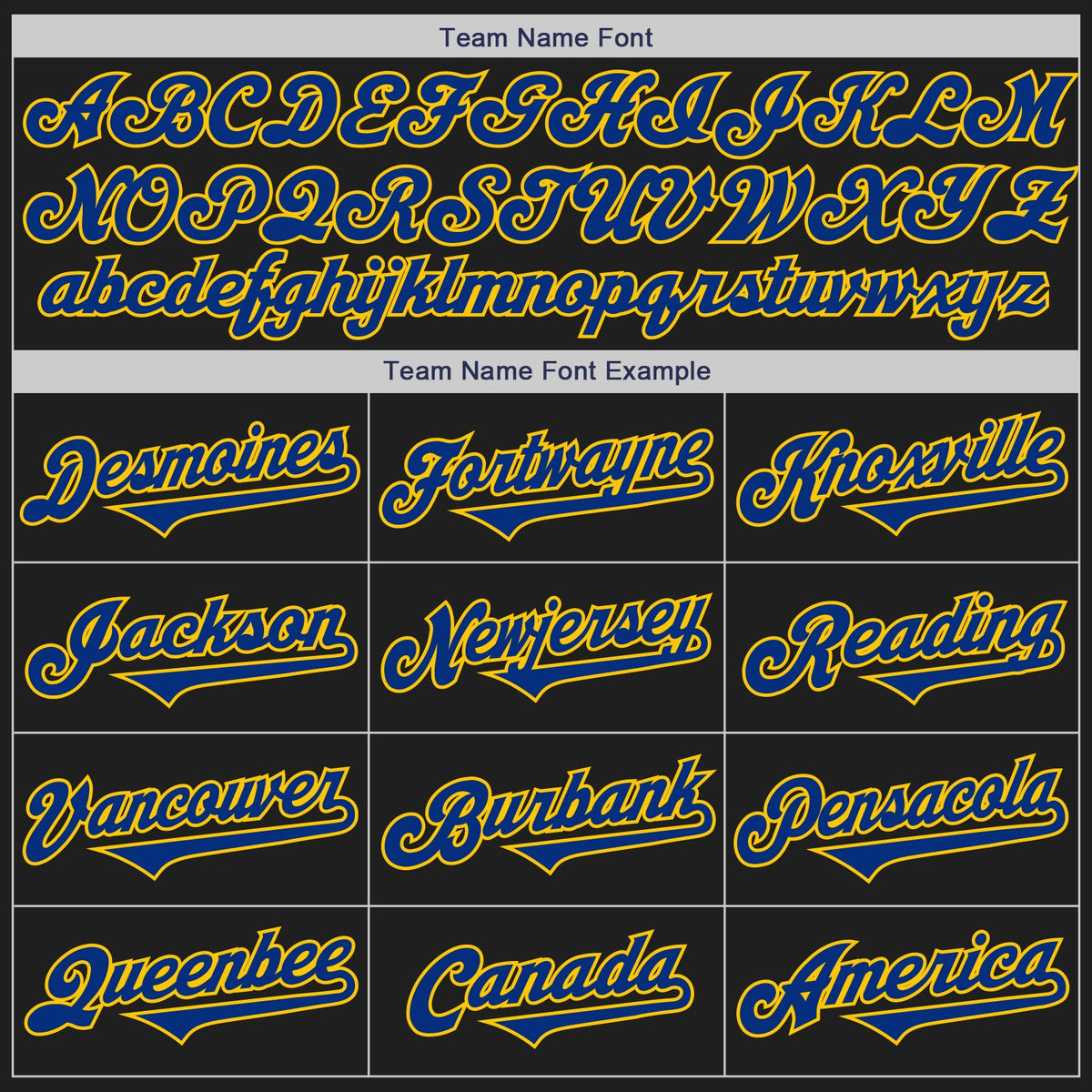 Custom Black Royal-Yellow Authentic Two Tone Baseball Jersey