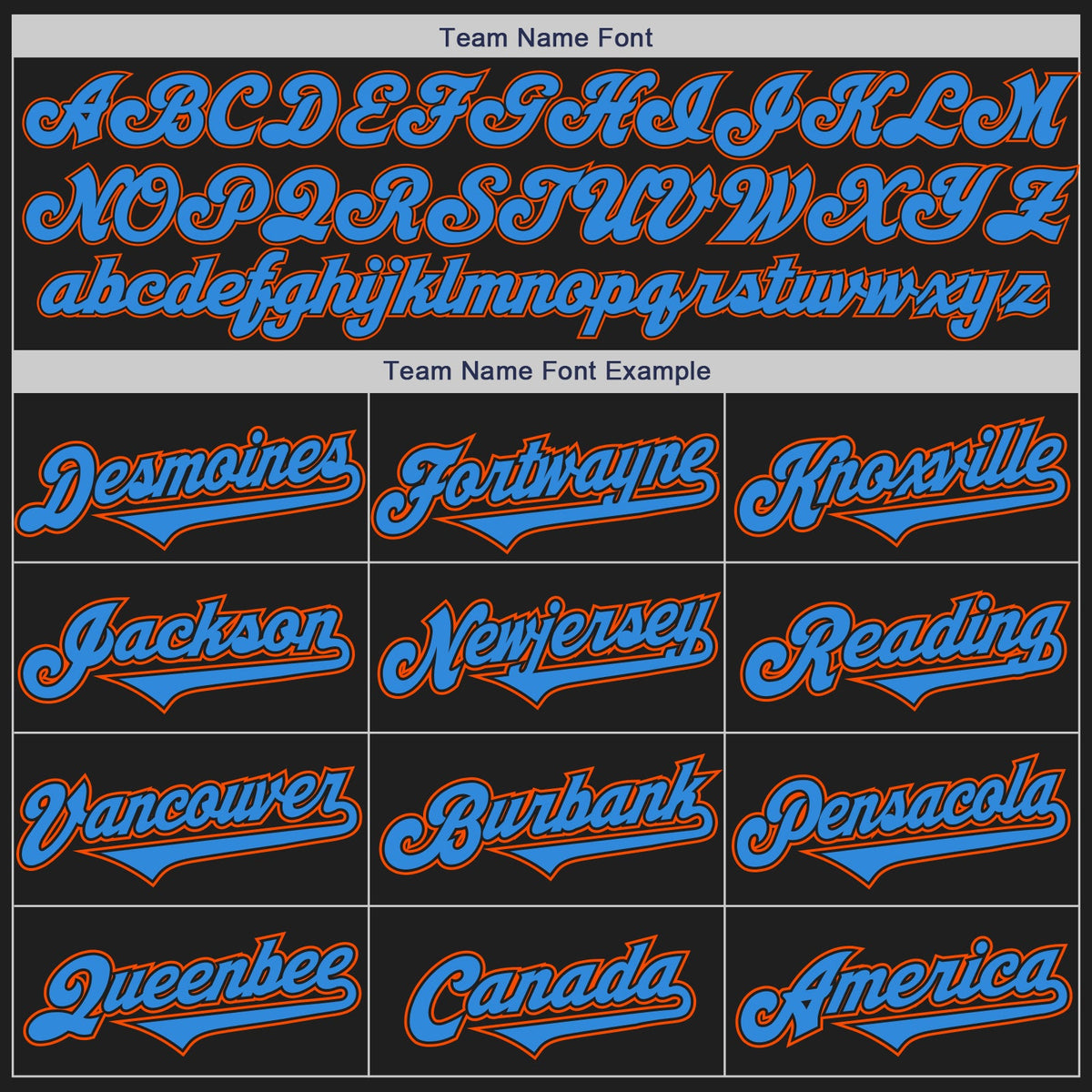 Custom Black Electric Blue-Orange Authentic Two Tone Baseball Jersey