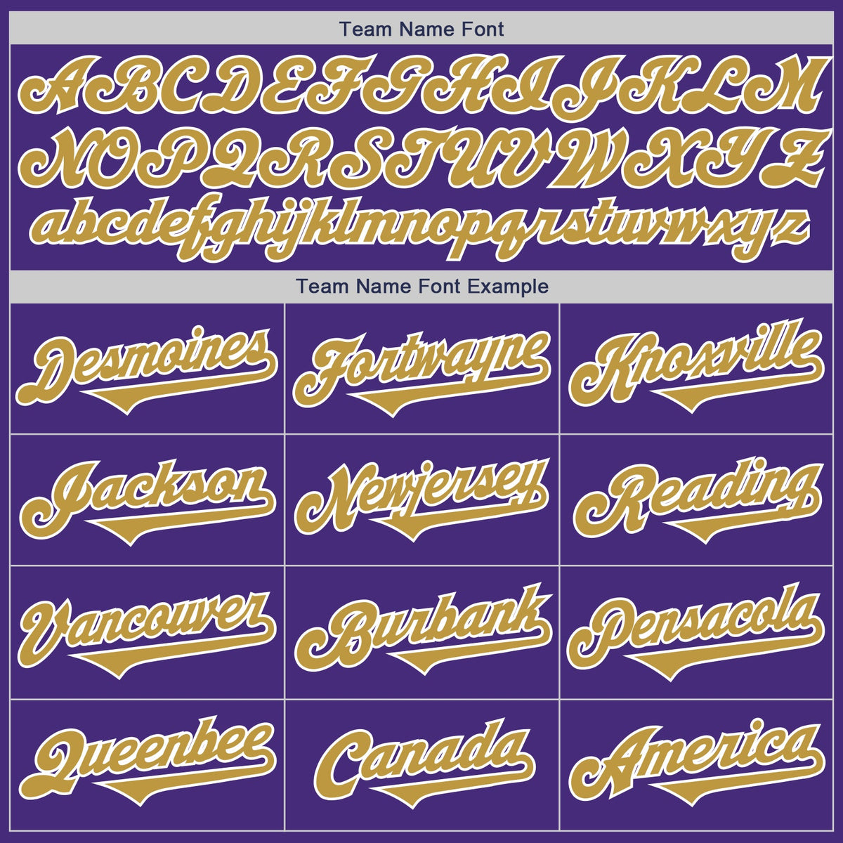 Custom Purple Old Gold-White Authentic Two Tone Baseball Jersey