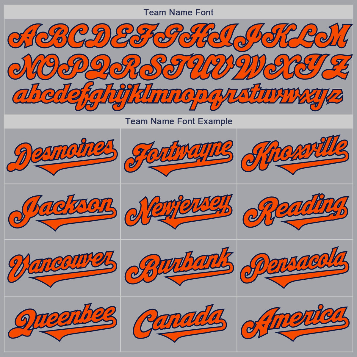 Custom Gray Orange-Navy Authentic Two Tone Baseball Jersey