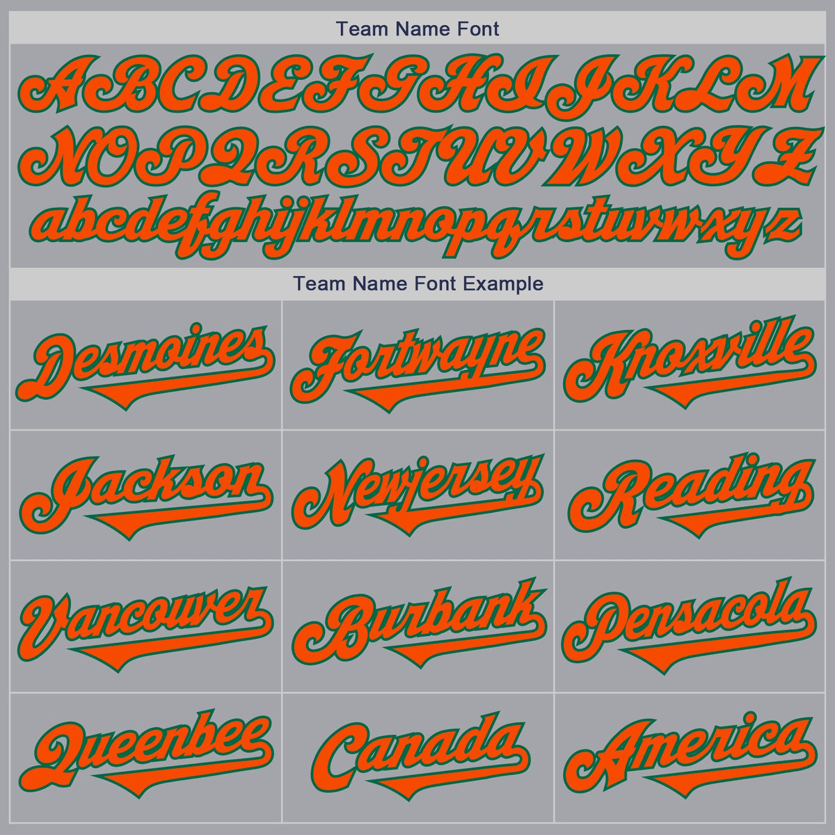 Custom Gray Orange-Kelly Green Authentic Two Tone Baseball Jersey