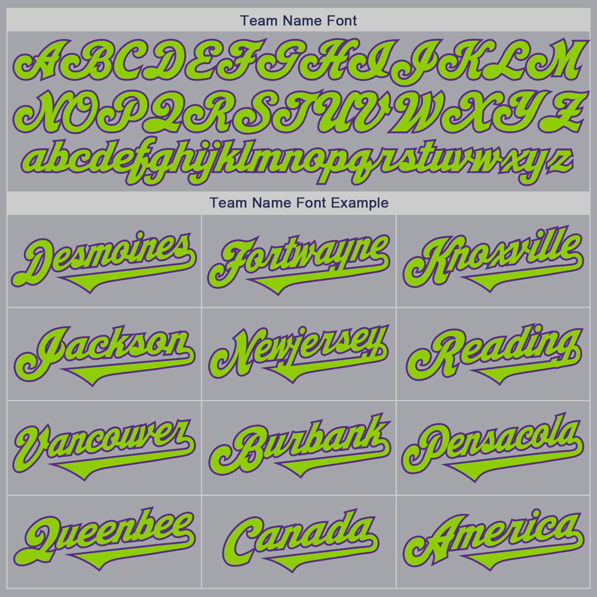 Custom Gray Neon Green-Purple Authentic Two Tone Baseball Jersey