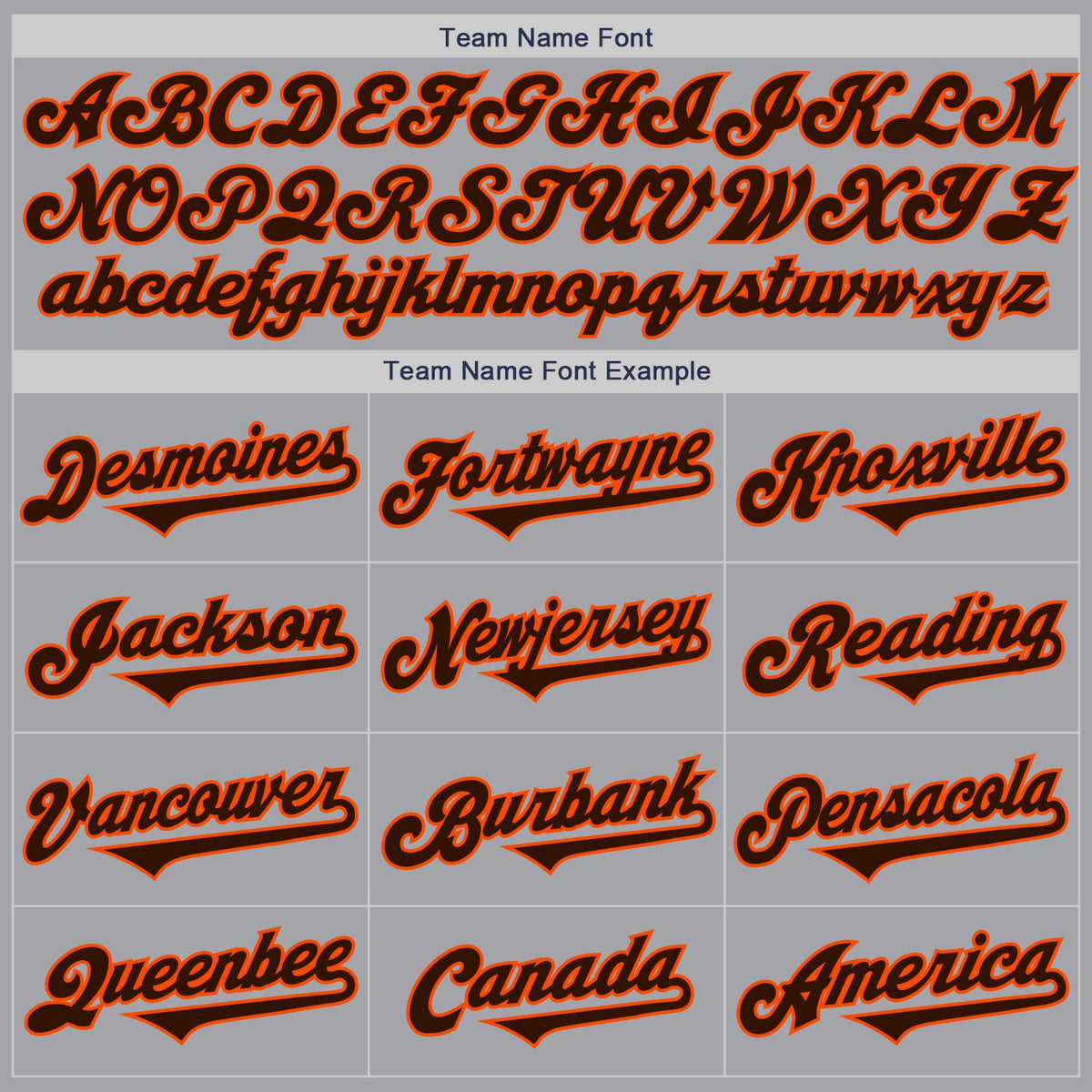 Custom Gray Brown-Orange Authentic Two Tone Baseball Jersey