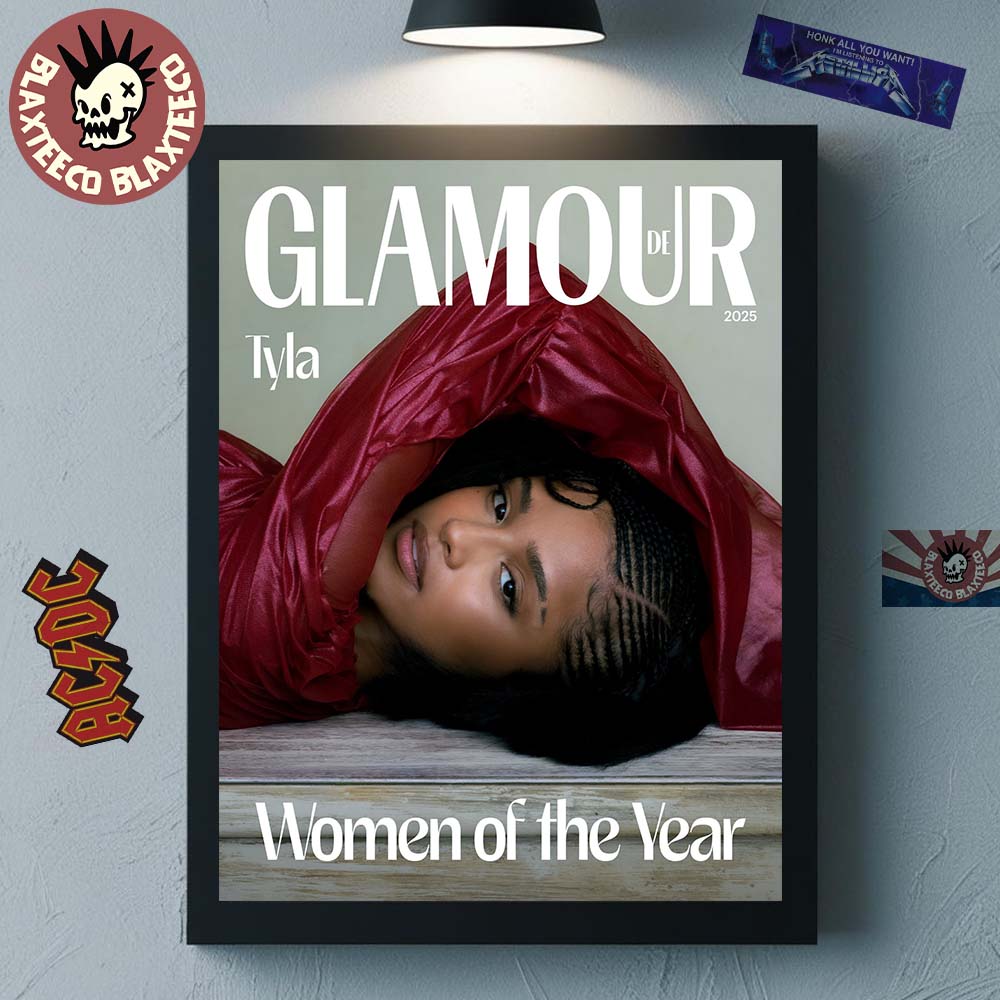 Tyla Graces The Cover Of Glamour Magazine’s Women Of The Year Issue 2025 Home Decor Poster Canvas