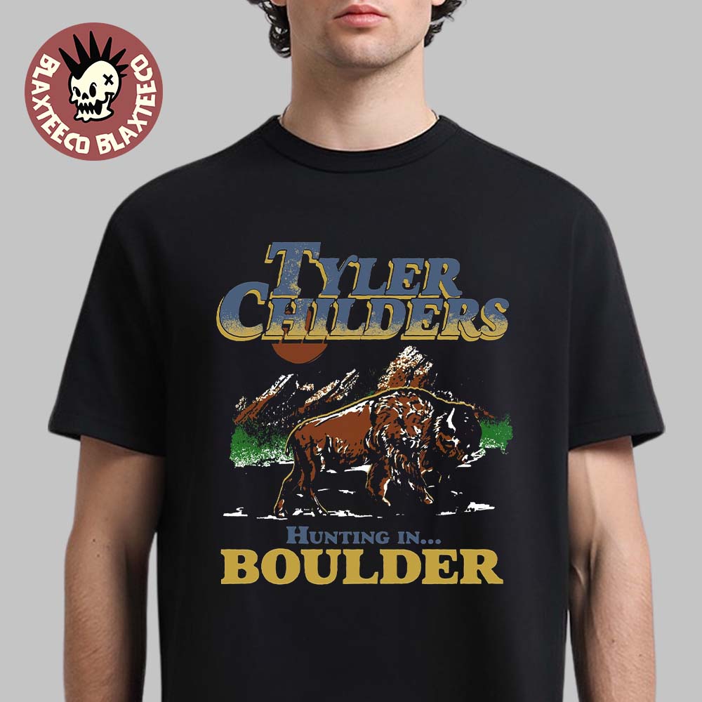 Tyler Childers Snipe Hunt 2026 Tour Merch Hunting In Boulder Colorado At Folsom Field On July 18 2026 T-Shirt