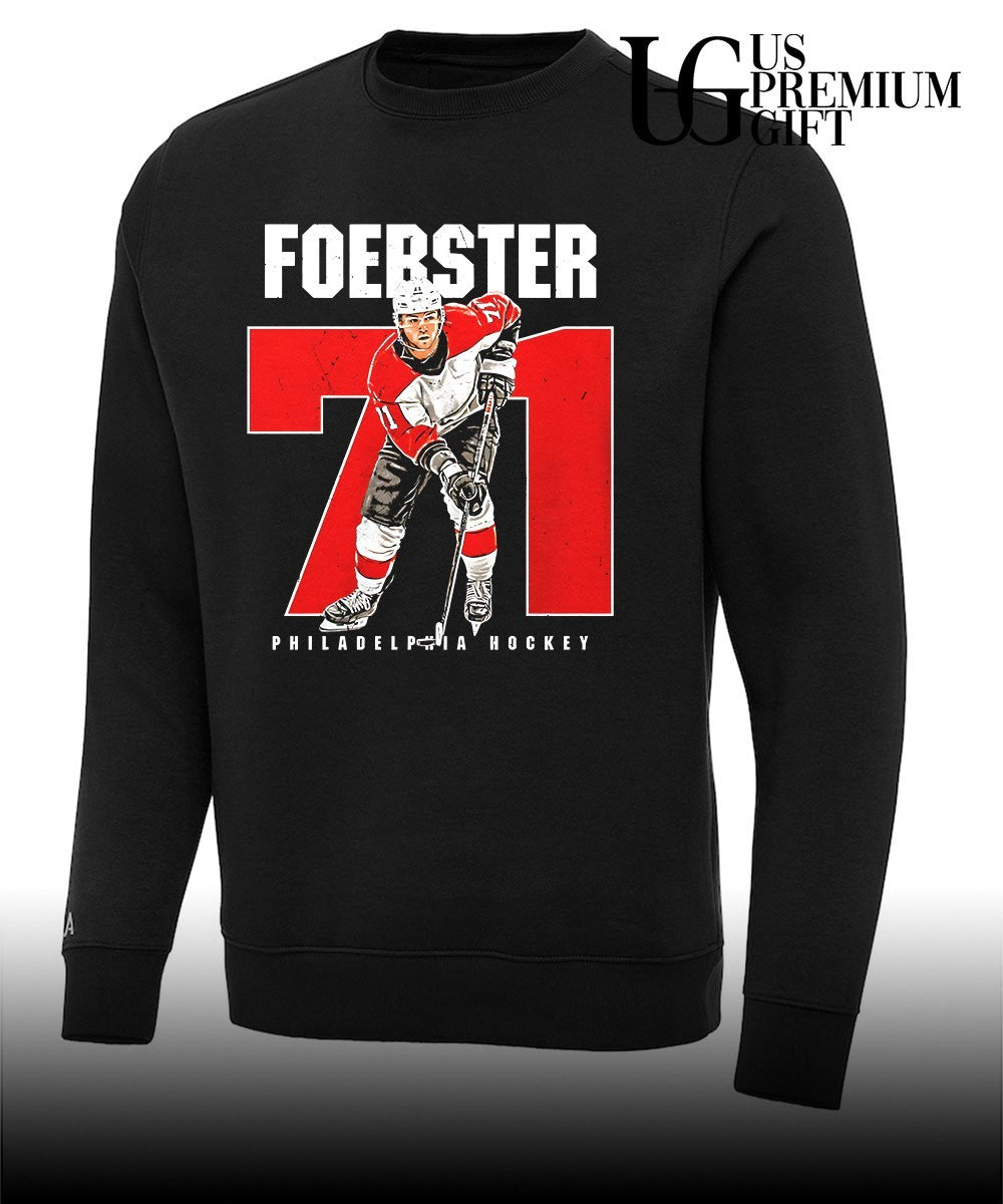 Tyson Foerster 71 player Philadelphia Flyers NHL number shirt