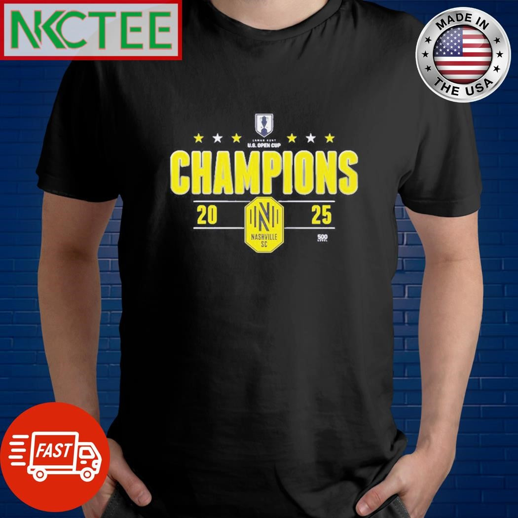 U.S. Open Cup Champions 2025 Nashville SC shirt