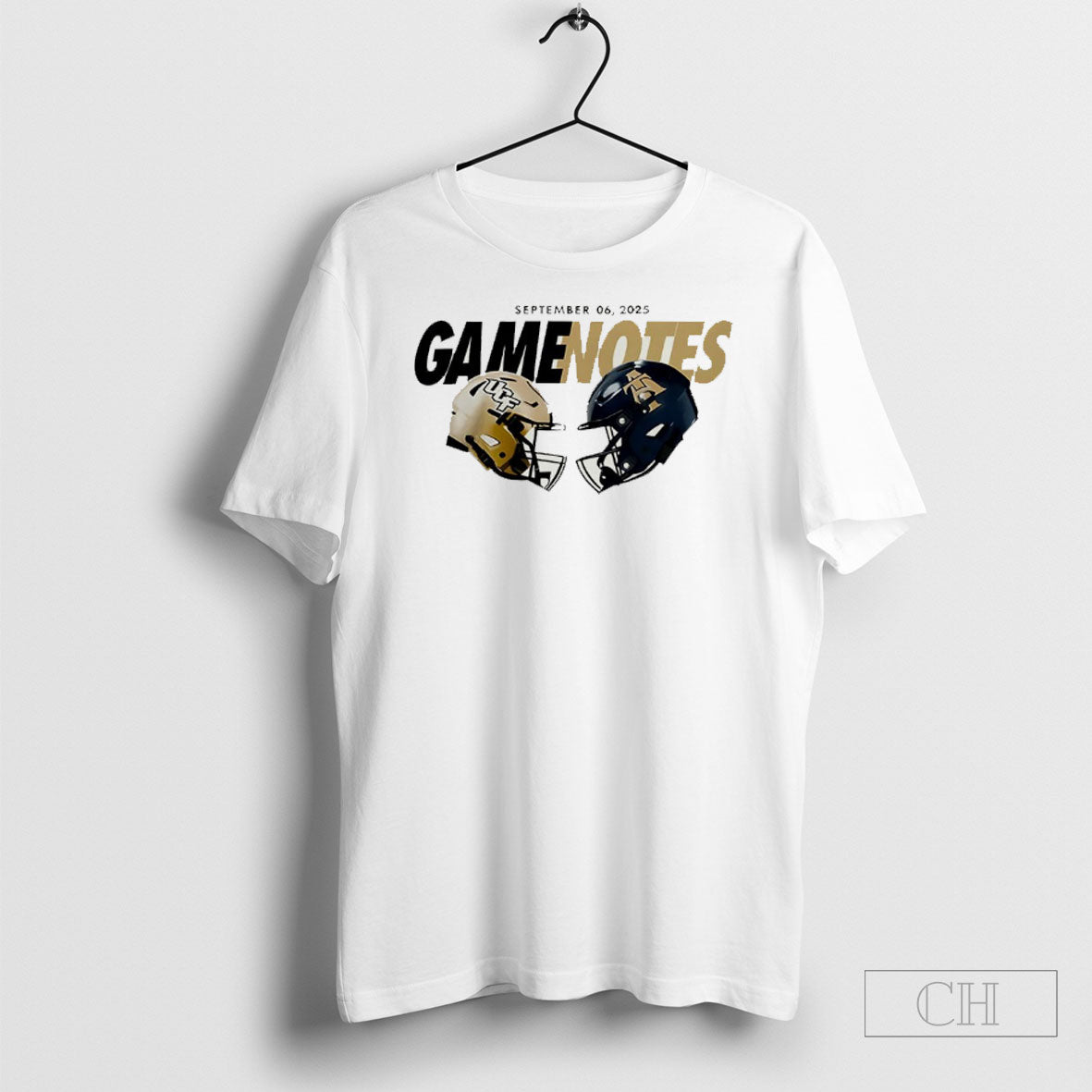 Ucf Knights Vs North Carolina At Aggies Game Day September 6 2025 Helmet Shirt Tee