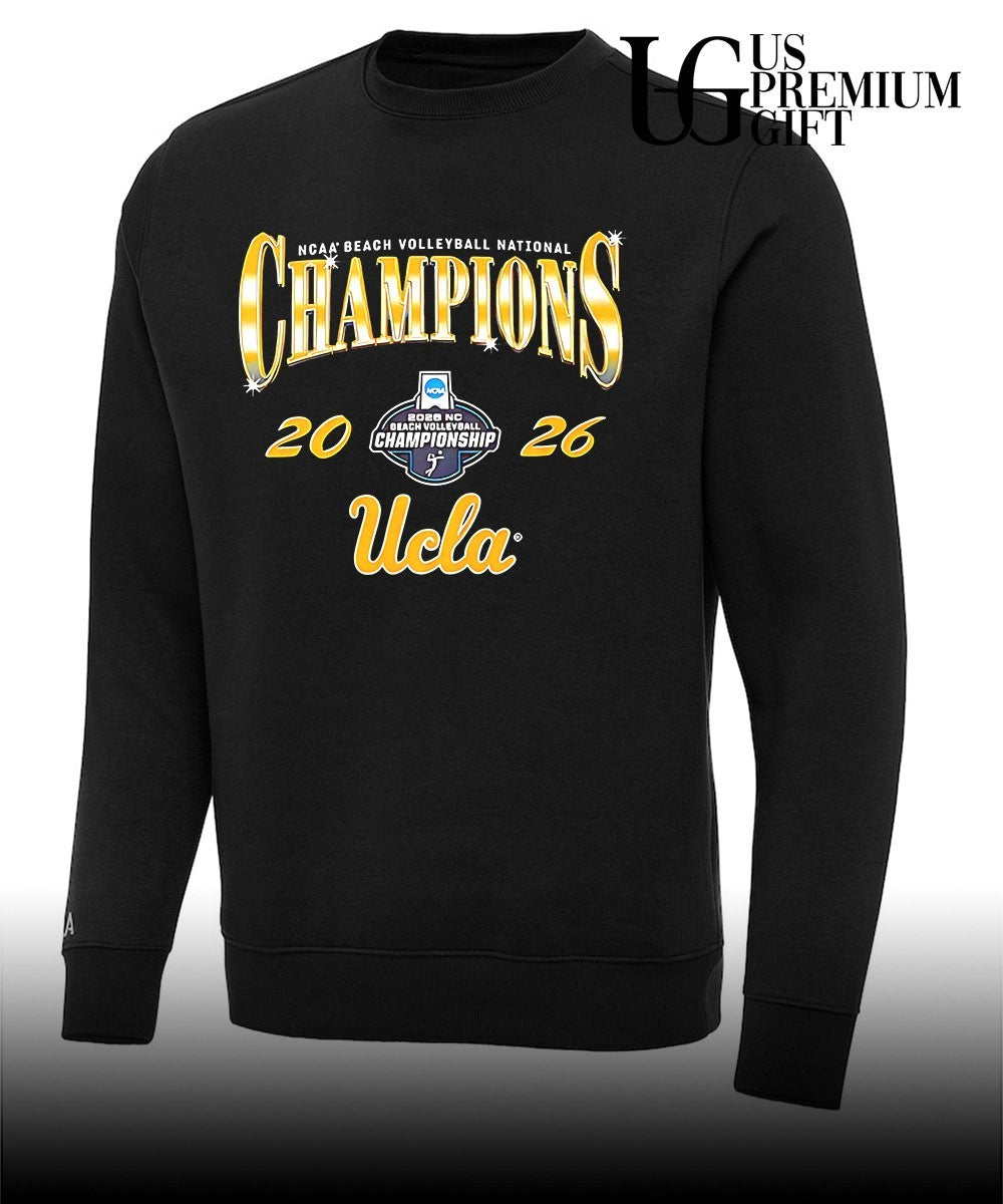 UCLA Bruins Beach Volleyball National Champions Gold Lettering 2026 shirt
