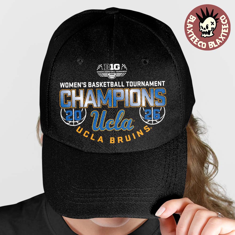UCLA Bruins Women’s Basketball Back To Back Big 10 Tournament Champions Locker Room Cap Hat Snapback