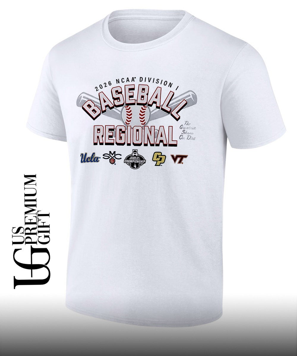 UCLA Saint Marys College Cal Poly Virginia Tech 2026 NCAA Division I Baseball Regional shirt