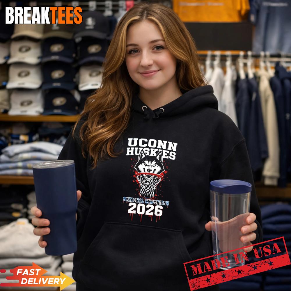 UConn Huskies National Champions 2026 Basketball T-Shirt
