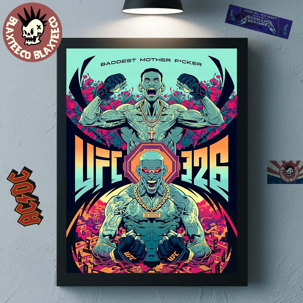 UFC 326 Holloway VS Oliveira 2 On March 7 2026 At T-Mobile Arena Home Decor Poster Canvas