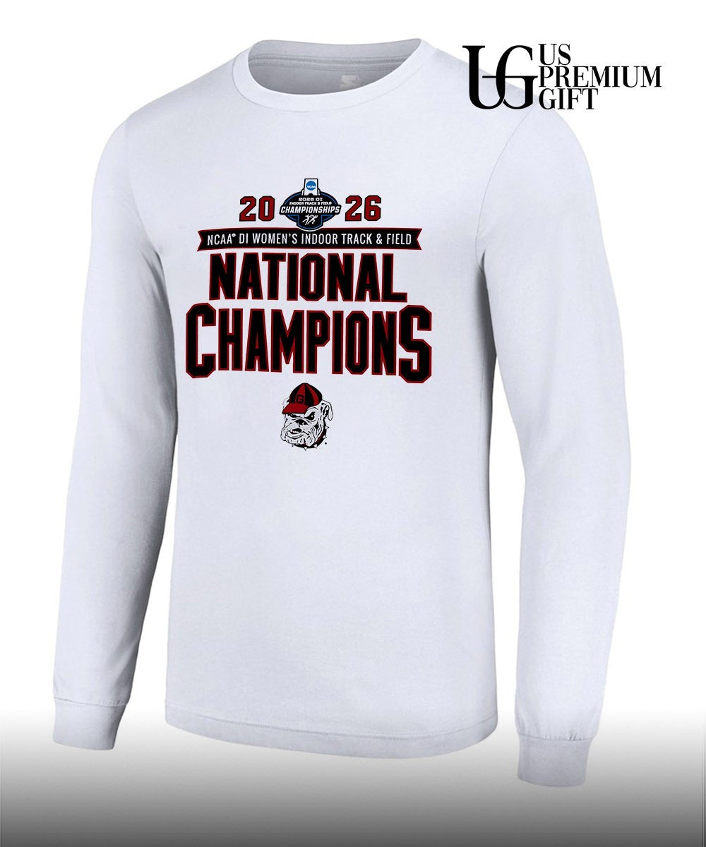Georgia Bulldogs 2026 NCAA Women’s Indoor Track & Field National Champions T-shirt