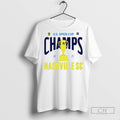 Us Open Cup Champs Nashville Sc Concert 2025 T Shirts