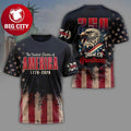 USA 250Th Anniversary Patriotic Eagle Independence Day 2026 Two Sided Shirt