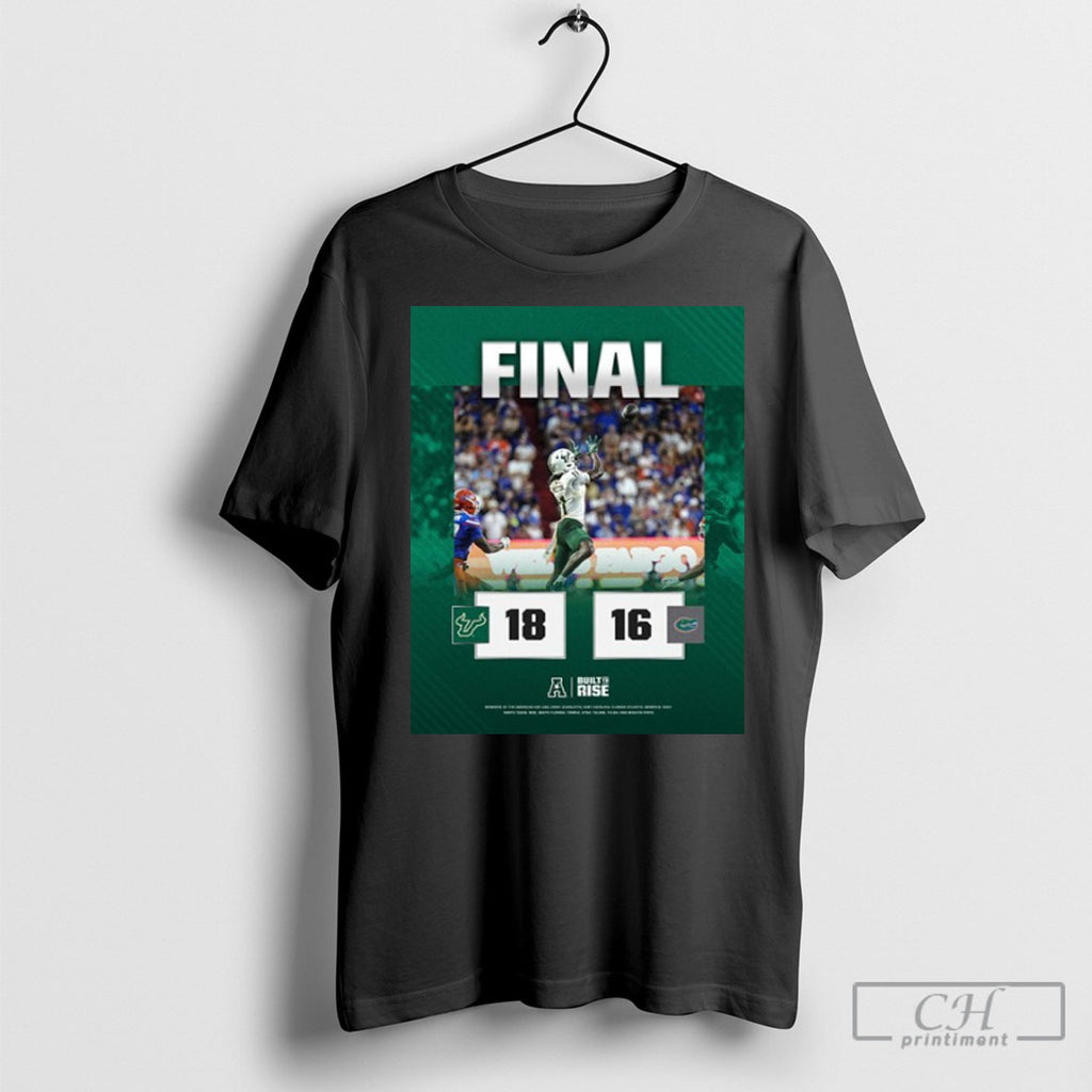 Usf Bulls Win 18 16 Florida Poster