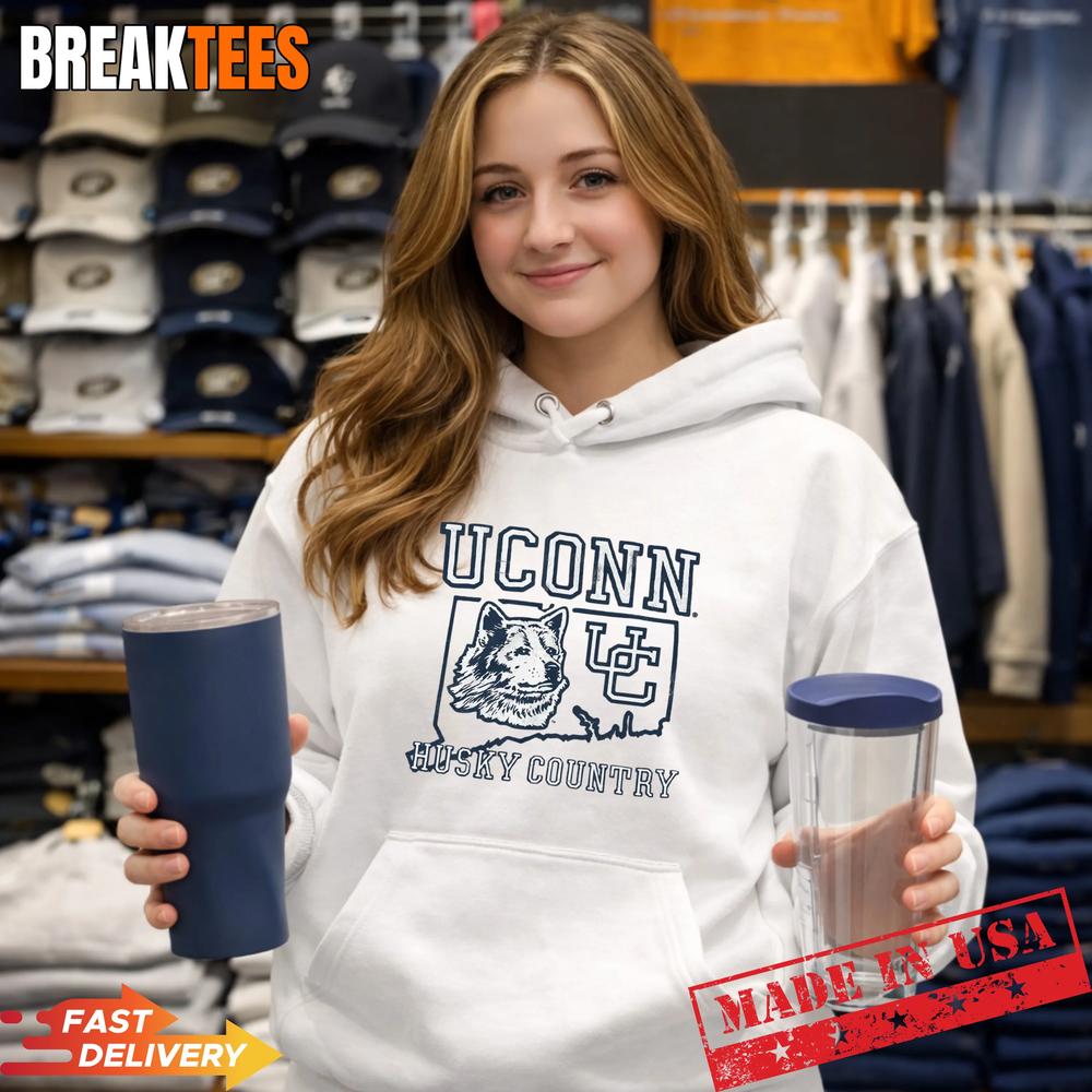 Uconn Vintage Husky Country T-shirt
