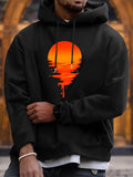 Unisex Men'WB shield Regular Fit Graphic Drop Shoulder Drawstring Hoodie, Casual Pocket Long Sleeve Sweatshirt Essentials Hoodie, Men Spring & Fall TNF