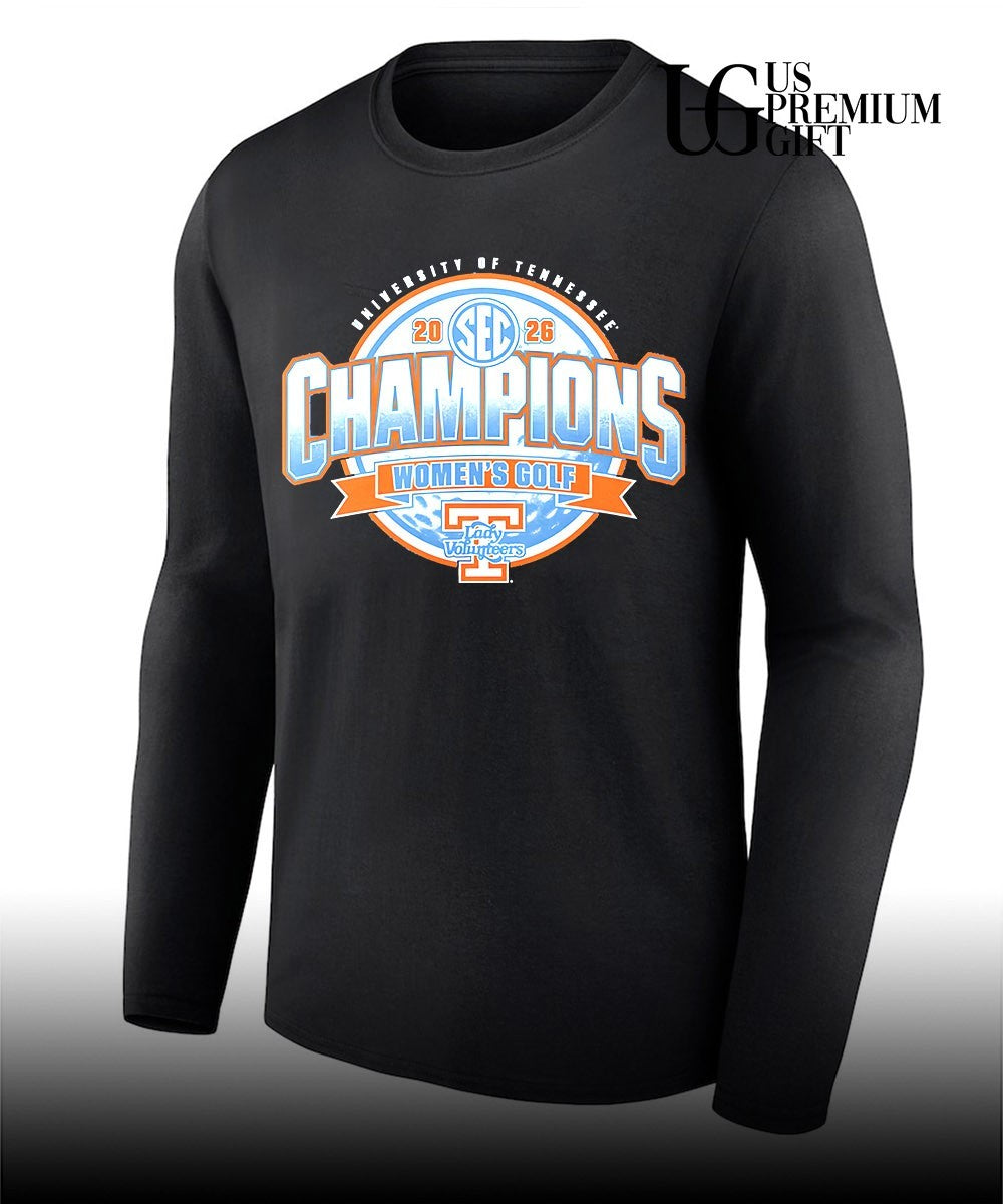 University Of Tennessee Lady Volunteers 2026 Champions Women’s Golf Champions shirt