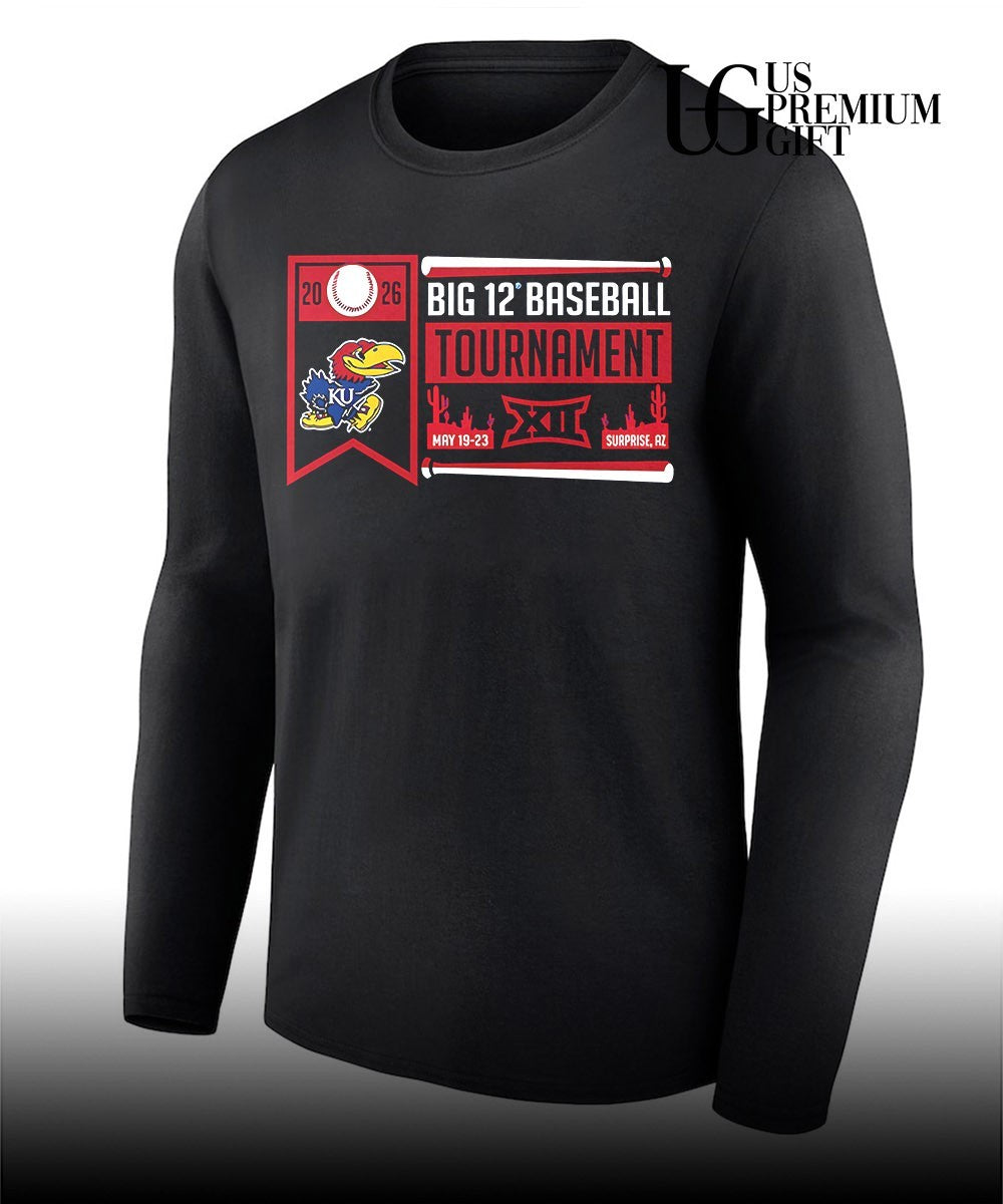University of Kansas Jayhawks baseball Big 12 Tournament 2026 May 19 23 Surprise Arizona shirt