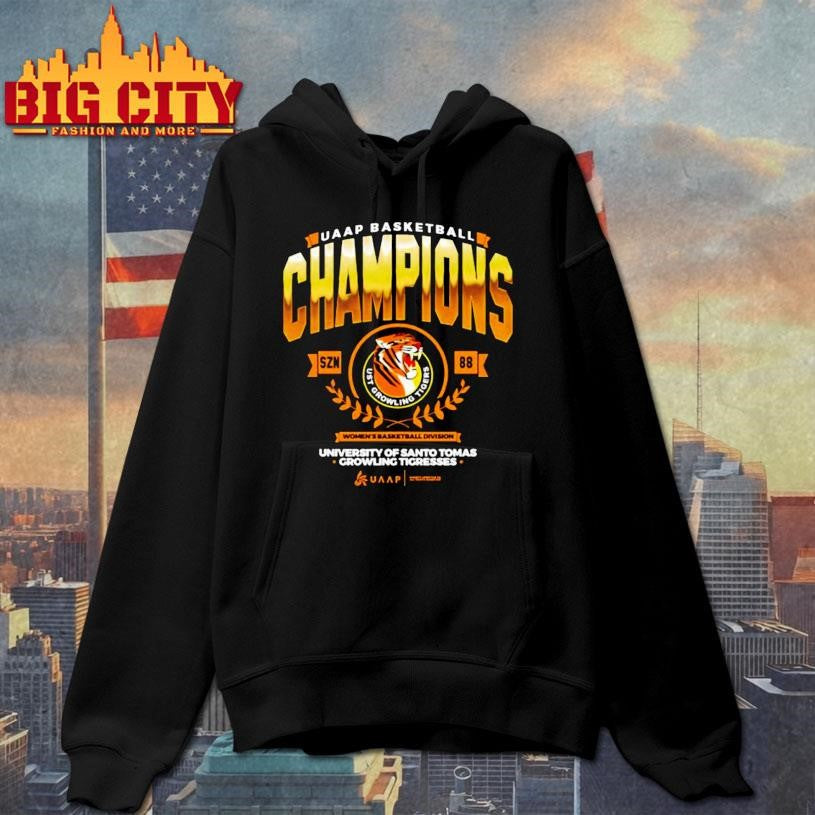 Ust Growling Tigers Champions Uaap Basketball Womens Basketball Division University Of Santo Tomas Shirt