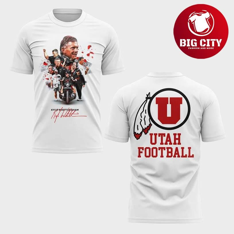 Utah Football Kyle Whittingham 2025 Two Sided Shirt