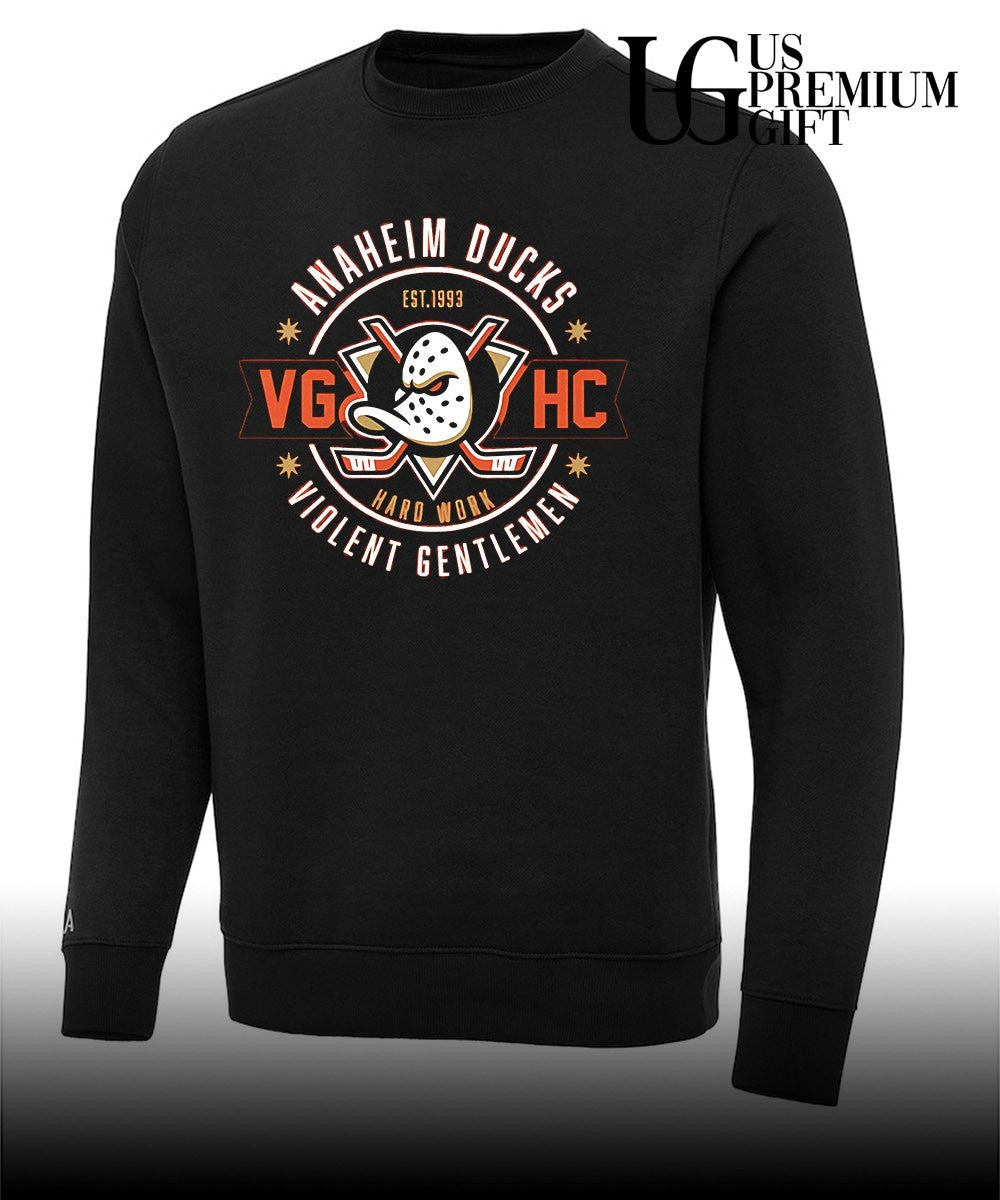 VGHC Violent Gentlemen Anaheim Ducks NHL 1993 shirt